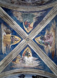 Histoire de Saint Bernardin, les évangélistes (Tetramorphe)