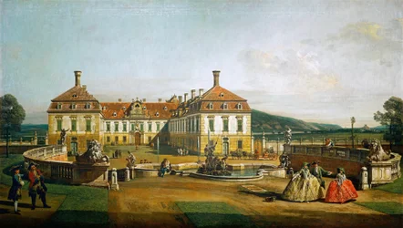 Le château impérial de Schlosshof, côté cour d
