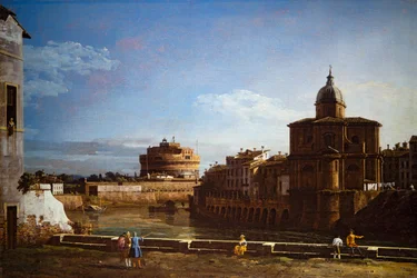Deux vues de Rome