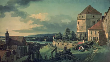 Vue depuis le château (Vue de Pirna)