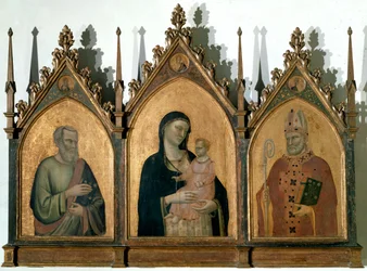 Triptyque de Tous les Saints ou Madone à l