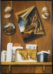 Nature morte en trompe-l