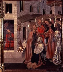 La Guérison du Possédé, panneau de prédelle du Retable de la Transfiguration