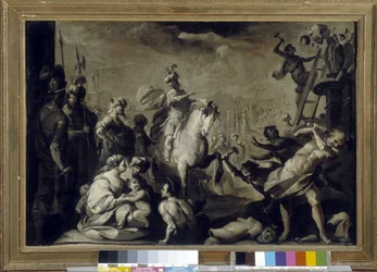 Constantin détruisant des idoles