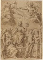 Église entourée d