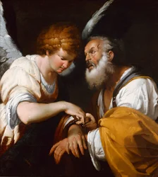Saint Pierre libéré par un ange, vers 1635 (huile sur toile)