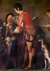 Le repas chez Simon le Pharisien (détail)