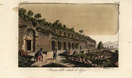 Ruines du stade à Éphèse, Grèce