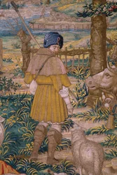 Série La Fondation de Rome : Faustulus rencontre Romulus et Rémus (détail)
