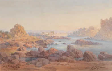 French : Nil Cataracte, frontière de la Nubie