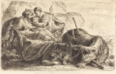Darius recevant de l