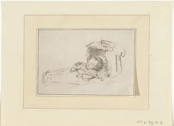 Un petit enfant endormi