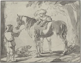 Deux hommes près d