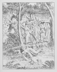 La Divine Comédie de Dante, Purgatorio (Purgatoire), Planche XL