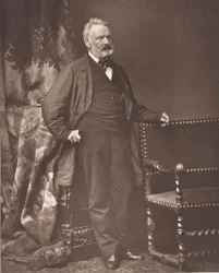 Victor Hugo, romancier, dramaturge et poète français, 1802-1885