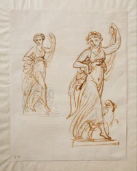 Danseuse (Ariane ) avec une panthère