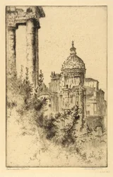 Colonnes, Forum romain