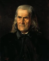 Portrait de Friedrich Rückert 1788-1866, 1864