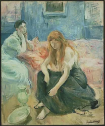 Deux femmes à leur toilette