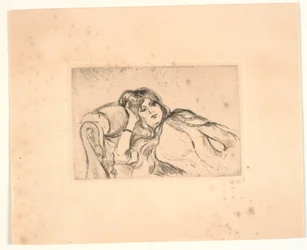 Femme allongée sur un canapé (Jeanne-Marie)