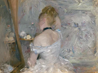 Femme à la toilette
