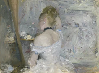 Femme à sa toilette