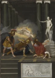 Achille blessé par Paris, vers 1650