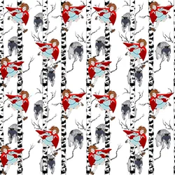 Le petit chaperon rouge, 2015 (motif répétitif illustratif)