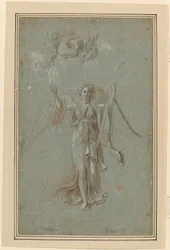 Étude pour la figure de la Renommée