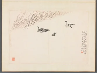 Album de calligraphie et de peintures
