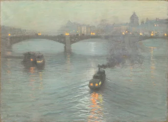 Soirée sur la Seine, vers 1888