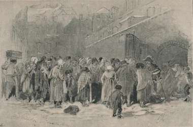 La Distribution de charbon, milieu-fin 19ème siècle