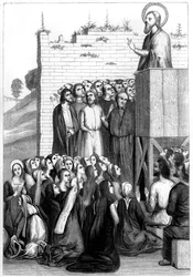 Le Christ prêchant, 15ème siècle 1849