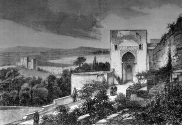La Mezquita, Cordoue, Espagne, 1849
