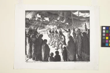 Veille de Noël à Taos Pueblo