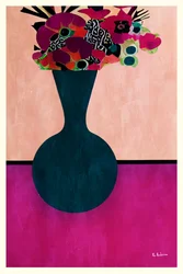 Vase à fleurs moderne