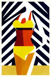 Une collection de maillots de bain estivale et colorée