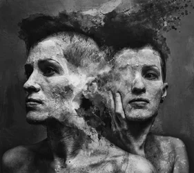 Portrait « Dualité texturée »