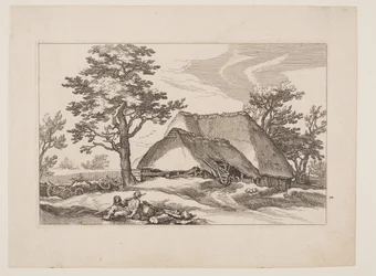 Planche 12, tirée de Paysages avec fermes