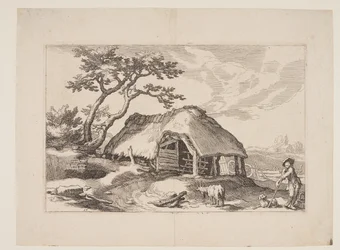 Planche 17, tirée de Paysages avec fermes