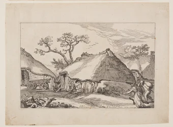 Planche 2, tirée de Paysages avec fermes
