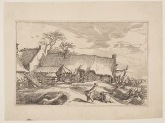 Planche 4, tirée de Paysages avec fermes