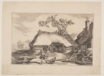 Planche 6, tirée de Paysages avec fermes