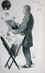 Edmond Huot de Goncourt (1822-96), illustration de couverture de 