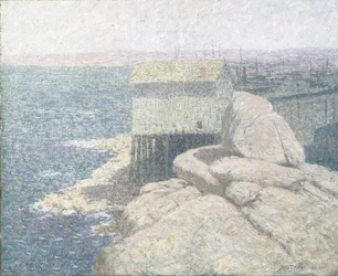 Village de pêche chinois, baie de Monterey, Californie