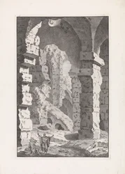 Berger jouant de la musique parmi les ruines (Reliquiae antiquae urbis Romae)