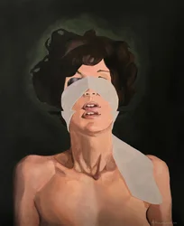 Femme aux yeux bandés, l