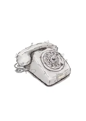 Téléphone à cadran rétro