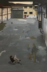 Lecture solitaire dans un entrepôt