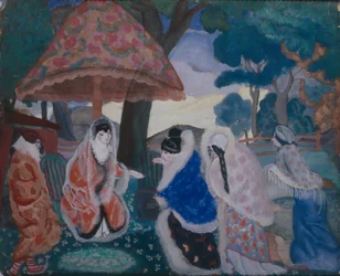 Saluer les jeunes mariés, 1913